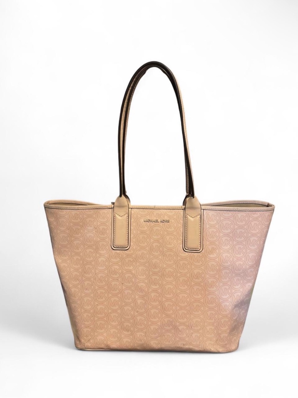 Michael Kors Blush Signature Tote bag MK logo shoulder travel